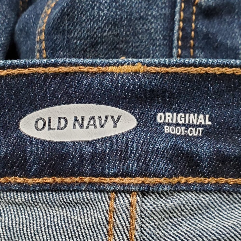 Old Navy Original Low Rise Boot-Cut Denim Jeans Size 0P - Picture 7 of 10